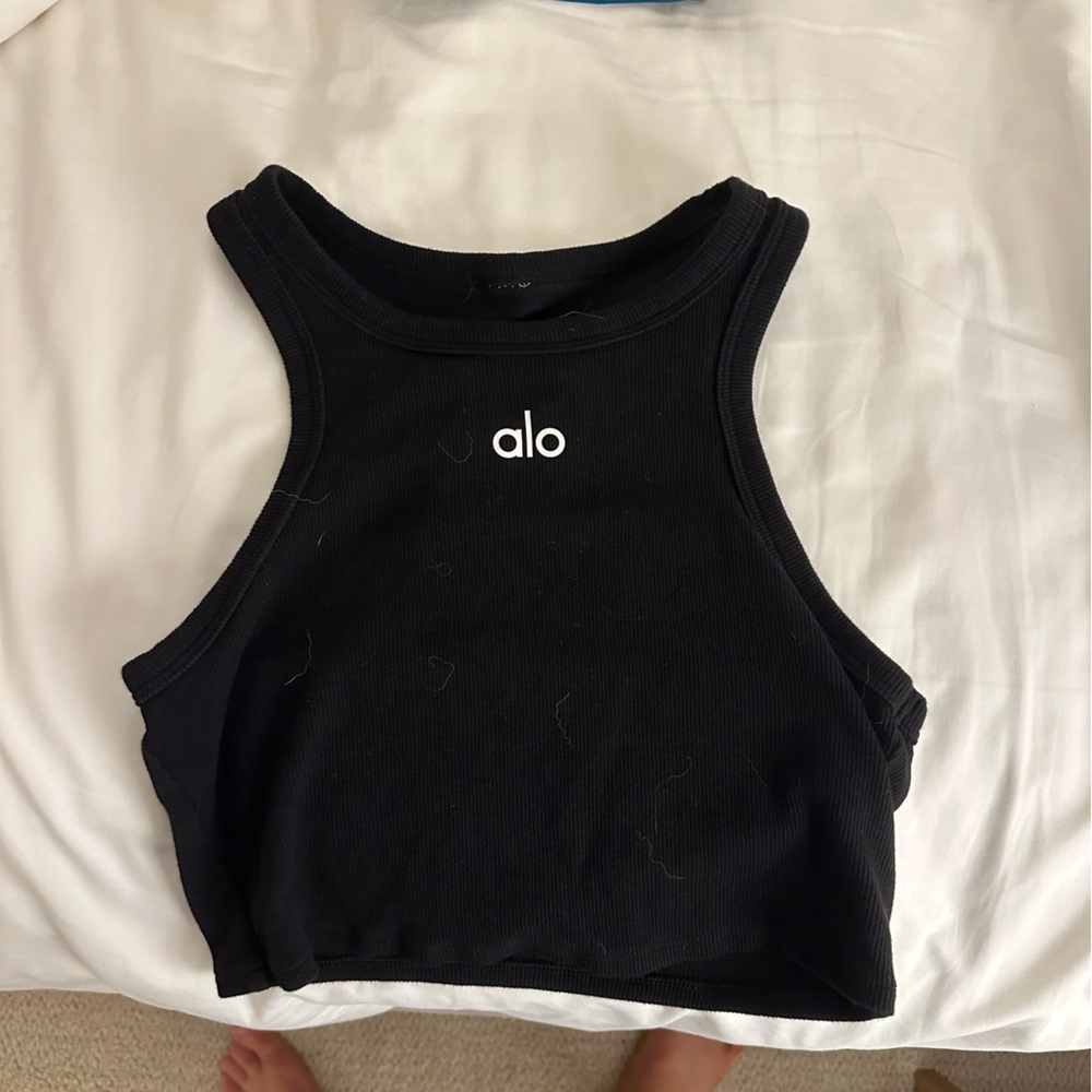 ALO Yoga Black Crop Top